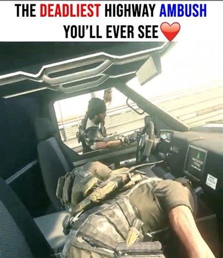 Chaos Unleashed During a Highway Battle💀 #callofduty #gaming #shortsfeed