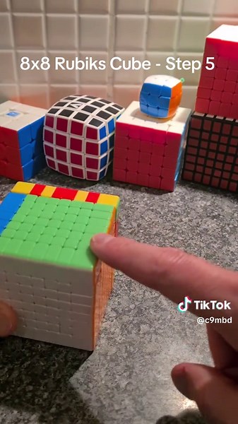 Cómo resolver un Cubo Rubik 8x8 - Paso 5