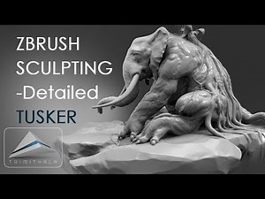 ZBRUSH SCULPTING DETAILED | Sculpting of a character