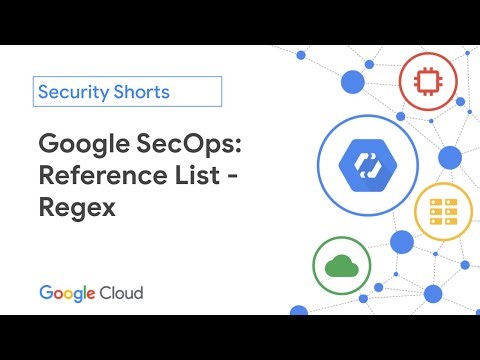 Google SecOps: Reference List - Regex