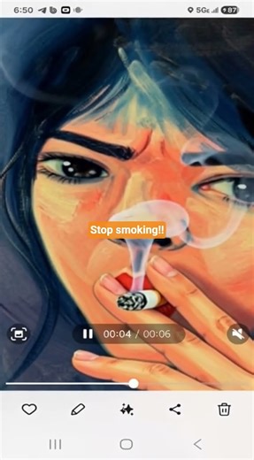 women smoking destroys your body