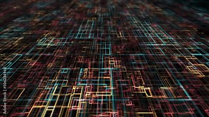 Futuristic and technology background with lines for network, big data, data center, server, internet, speed.