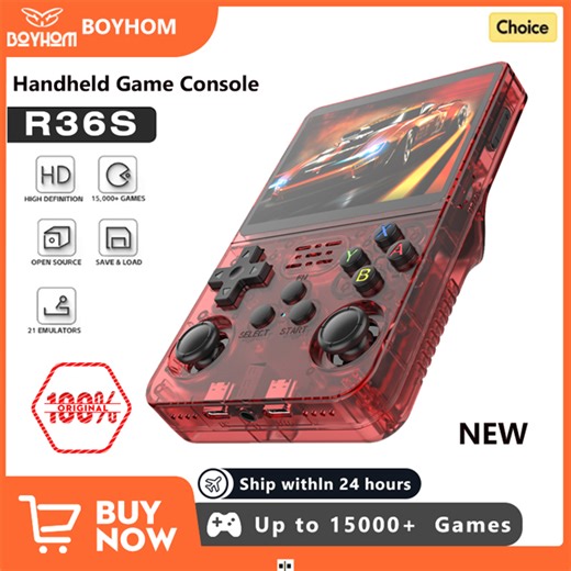 ✈√○NEW R36S Retro Handheld Game Console Linux System 3.5 Inch IPS Screen Portable Pocket Video Player 64GB 128GB Games Kid Gift○◐ | Lazada.co.th