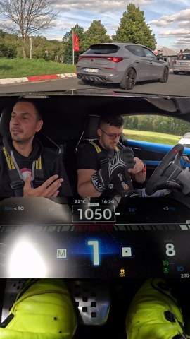 French passenger experiences a fast Nürburgring lap
