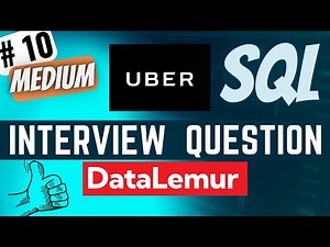 UBER Interview Question Solved - SQL | "User's Third Transaction" | Everyday Data Science