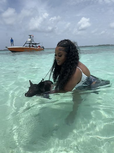 Swimming with Pigs in the Bahamas Adventure