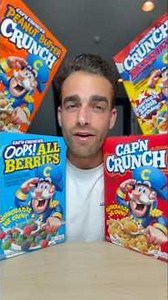 What’s the best cap’n crunch flavor? #cereal #capncrunch #breakfast #peanutbutter #foodreview
