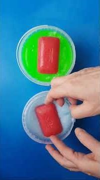 Soap unwrap in slime ASMR | Deeply relaxing visuals #asmr #soapunpacking #satisfying