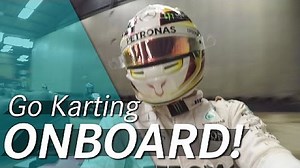 Go Karting with Lewis Hamilton - onboard! - Kart Videos