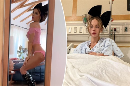 Kate Beckinsale reveals what exactly led to her weeks-long hospital stay as she slams 'a--hole' followers