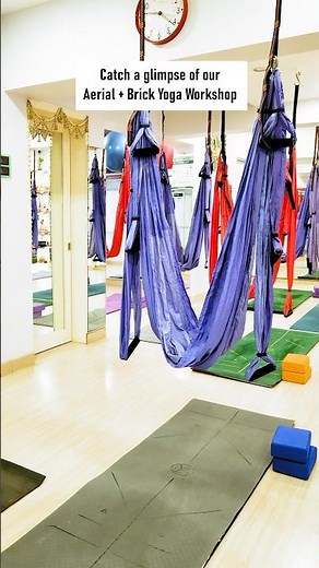 Highlights Of Our Popular Aerial Yoga Class ✨
