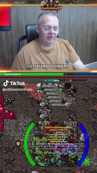 Reconhecimento do Lord Paulistinha no Tibia