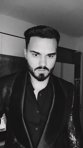 Captivating Black and White Performance Art