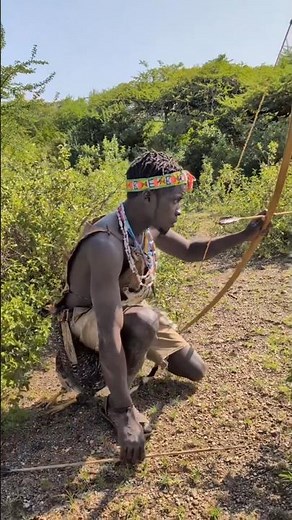 Wild Elephants & Tribal Hunter! Hadzabe Archer's Live Hunt In Africa 🏹🐘 | THE TRIBAL WAY AFRICA