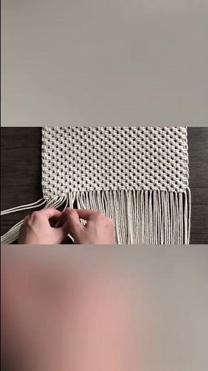 DIY Mat Macrame #macrame#diy#home#decor#craftsmanship#shorts
