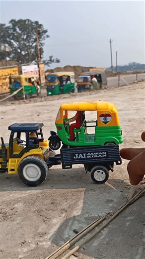 RC Tractor remote control 🚜2 Ta Auto Rickshaw Unboxing 🔥...more