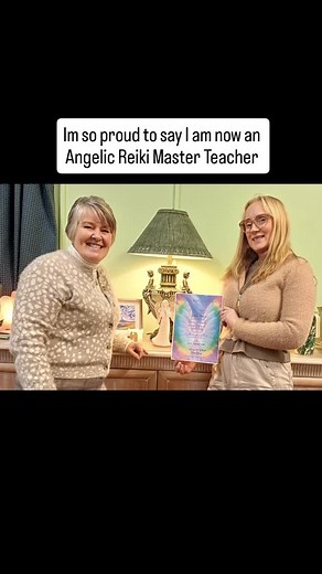 Im so proud to say I have just completed my Angelic Reiki Master Teacher course with the wonderful @pauline.richards.55 #angelicreiki #love #gratefulheart | Rachel Stevens