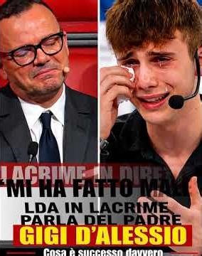 😰 LDA in tears reveals the bitter truth about Gigi D'Alessio: "He... #gigidalessio