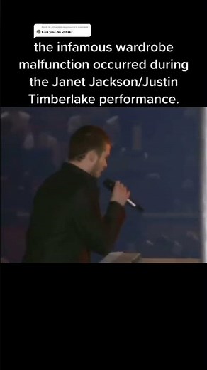 Janet Jackson & Justin Timberlake Super Bowl Half Time Show. 2004.