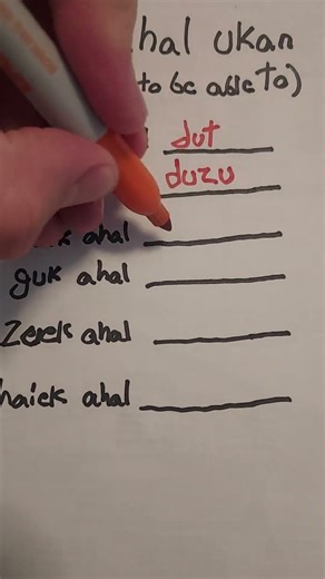 Basque verb Ahal Ukan explained simply