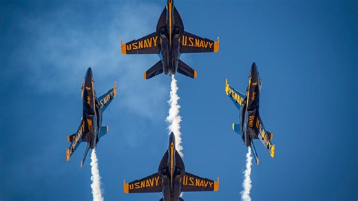 Where are the Blue Angels flying today? Where to watch in September