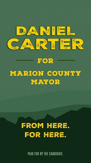 8.7K views · 132 reactions | Hi friends, I have an announcement I’m excited to share… It’s official! I’ll be running for County Mayor of Marion County, TN in August 2026. Please share this video with local friends and family to help spread the word. | Daniel Carter for County Mayor | Facebook