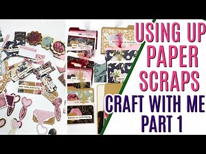 Using up Paper Scraps and Making Junk Journal Embellishments, Junk Journal Ephemera Using Scraps