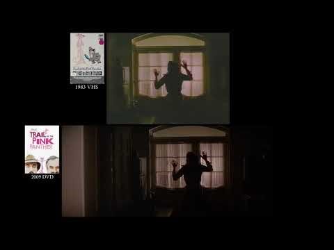 Trail of Pink Panther (1982) VHS-DVD Comparison