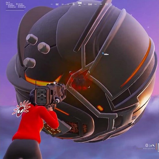 Attacking the Dark Harvester with a bat or sword... #Fortnite #shorts
