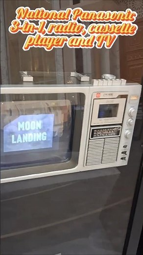 1970s National Panasonic Multi-purpose radio, cassette player and TV