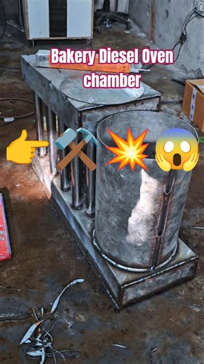 Bakery Diesel Oven chamber working process 👉⚒️💥💥