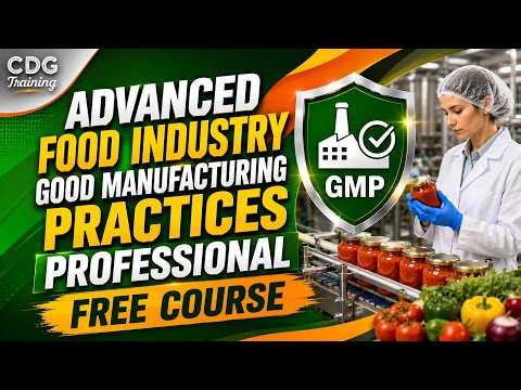 Good Manufacturing Practices (GMP) Food Industry Course | Free Course
