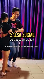 Bailar salsa social es muy diferente de bailar coreografía. Te mostrarnos formas de unir los pasos para que improvises con tu pareja. ¡Checa nuestras clases en línea! desde cero o de múltiples niveles 🔥 | Astro: Clases de Salsa y Bachata