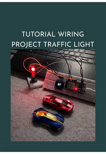 Wiring Traffic Light Project with ESP32 Guide