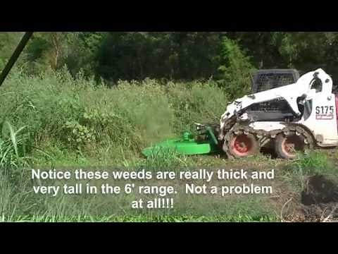 135 RSW Homemade Skid Steer Hydraulic Brush Hog