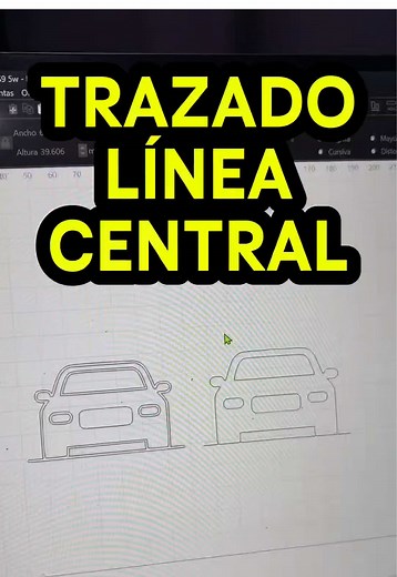 Trazado de Línea Central en LightBurn con LaserGRBL