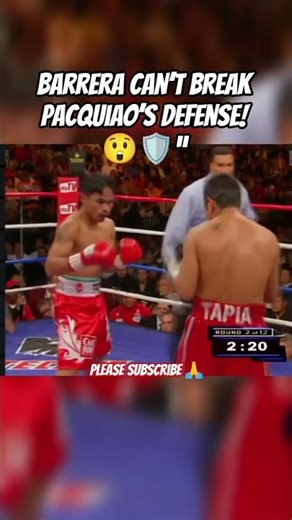 Barrera Can’t Break Pacquiao’s Defense! 😲🛡️”#mannypacquiao #pacquiao #pacman #boxing #boxer #shorts