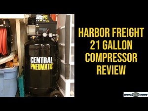 Harbor Freight 21 Gallon Air Compressor Review and Set up / Long Term Review