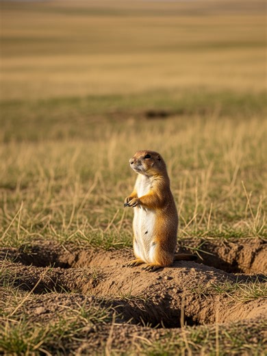 These Animals Are Reshaping South Dakota's Prairies South Dakota's prairie dog, though small, plays an outsized role across the open prairie, shaping the land beneath its feet. This nature documentary explores how these wild animals live in large colonies, known as towns, utilizing underground tunnels for travel and safety. Through their sharp alarm calls, they protect their entire colony, demonstrating their vital part in the wildlife of the grasslands. #prairiedog #wildlife #amazing #southdako