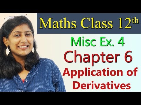 Misc Ex. 4 - Application of Derivatives - Chapter 6 - Maths Class 12th NCERT Solutions