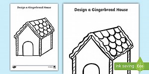 Design a Gingerbread House Activity