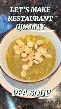 This Pea Soup Belongs in a Restaurant