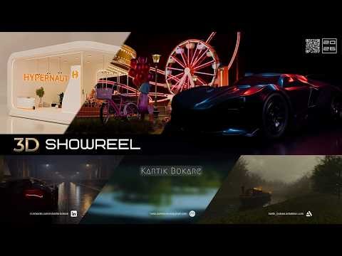 3D Showreel 2026 | Cinematic CGI & Photorealistic Visuals