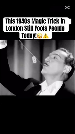 This 1940s Magic Trick in London Still Fools People Today!😳⚠️ #Throwback #Magic #1940sMagic