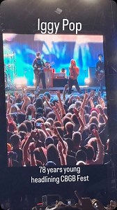 17K views · 160 reactions | Iggy Pop headlined CBGB Festival Under the K Bridge in Brooklyn Saturday night | BrooklynVegan | Facebook