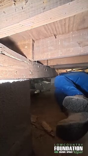 11 reactions | Come along side Luis and his crew to learn what all goes into replacing a main beam! | Lowcountry Foundation and Crawl Space Repair | Facebook