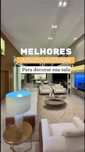 Melhores achados da Shopee para decorar sua sala #achadinhosshopee #donadecasa #shopee