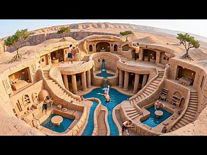 150 Days Building a Luxury Cliffside Home Carved Deep into a Dangerous Mountain Using Primitive Tool