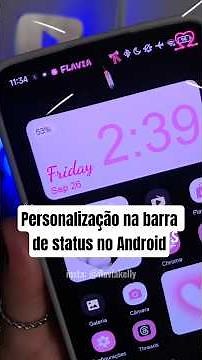 STATUS BAR CUSTOMIZATION ON ANDROID 😍🩷