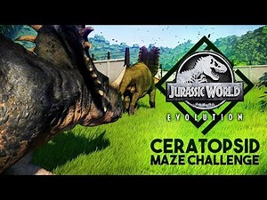 THE BIGGEST DINO MAZE CHALLENGE YET! | Jurassic World: Evolution Dinosaur Maze Challenge